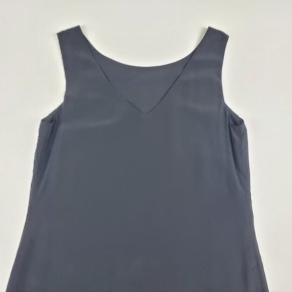 Cynthia Rowley Black Silk Sleeveless Tank Shift Mini Dress - Picture 6 of 8